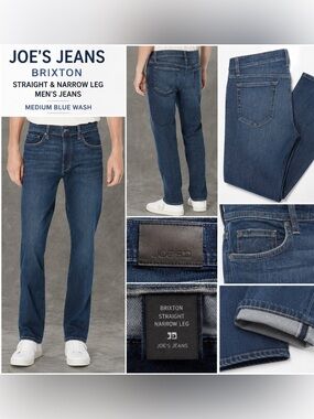Joe’s Jeans Brixton Mens Straight and Narrow Leg Jean  30in W X 34in Inseam